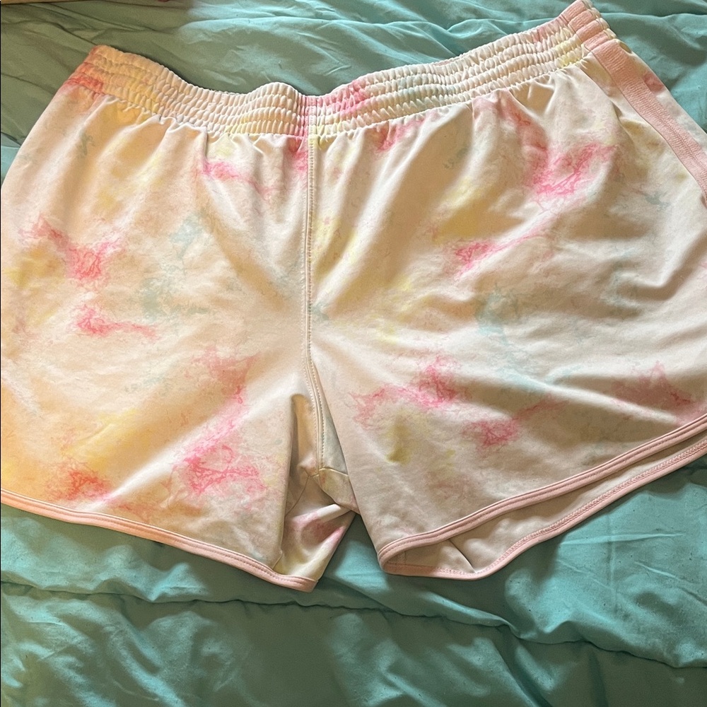 ZELOS Pastel Tie-Dye Sleep Shorts